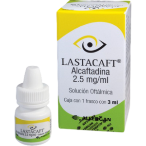 Lastacaft Alcaftadina 0,25% Frasco x 3ml