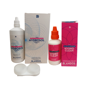 Kit de Limpieza Lentes Blandos - Frasco x 120ml +Hydroclean solución limpiadora de lentes de contacto blandos 30 mL