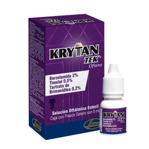 Krytantek Ofteno (2+20+5)Mg Solución Oftalmica Frasco X 5mL