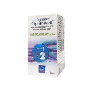 Ophthacril Hidroxipropilmetilcelulosa 0,3% Solución Oftálmica Prepack